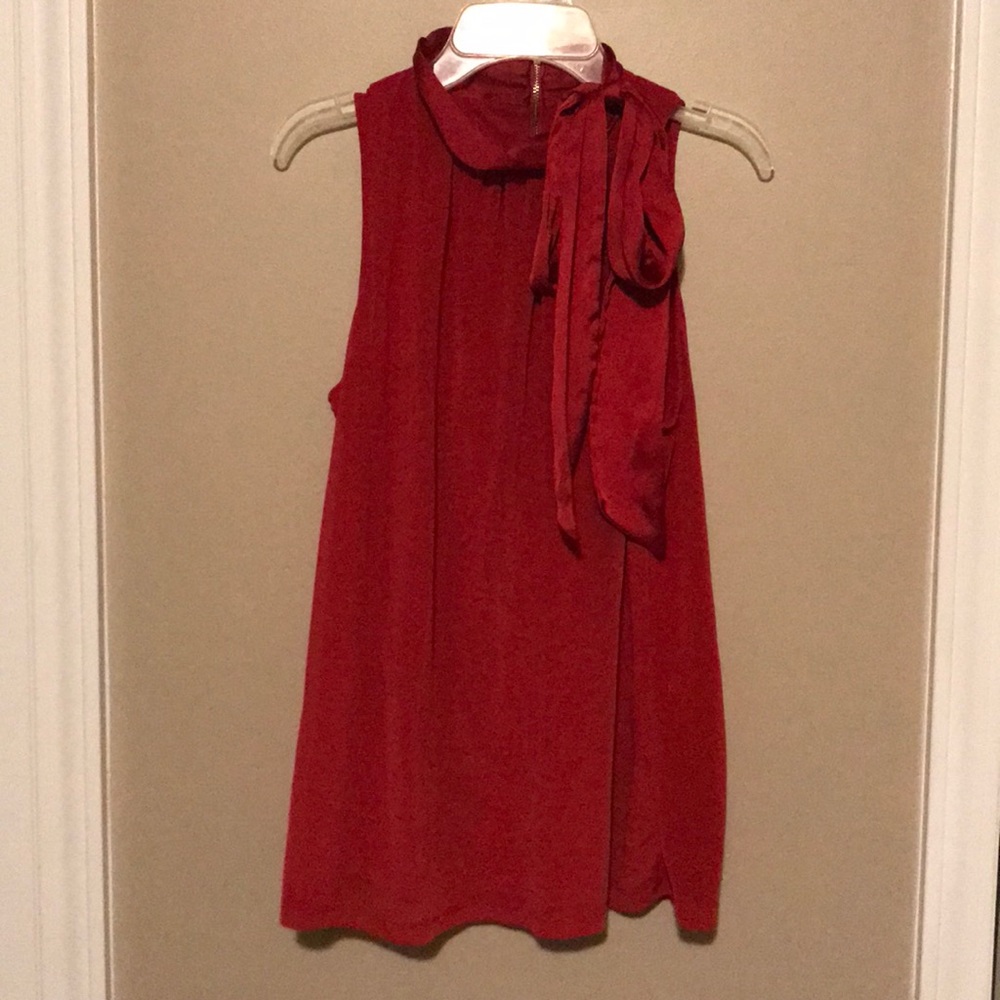 Red blouse